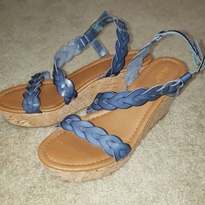 Blue Nicole sandals size 9.5M